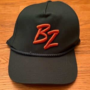 Bailey Zimmerman Concert Snap Back Hat Green with Orange Embroidery -Like New